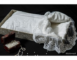 Комплект на выписку – Моника, Л 4041, весна, молочный (Мой Ангелок, 00-0011831 _молочный)